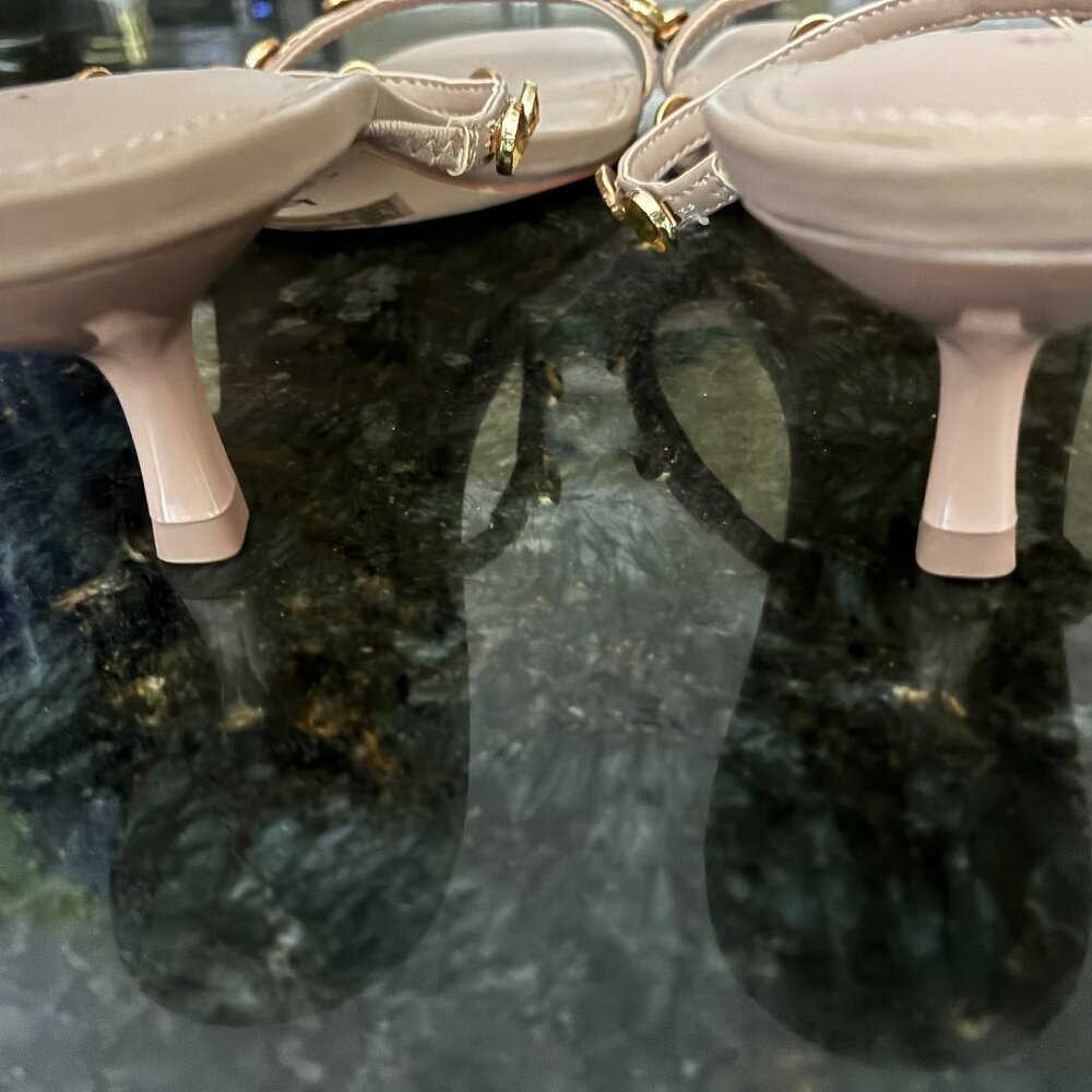Katy Perry Shoes Women's The Ladie Gemstone Sandal Heeled Taupe 6.5-NEW; No Box - Picture 7 of 7